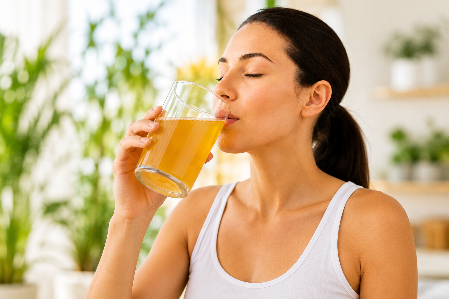 Honey detox drink for natural cleansing